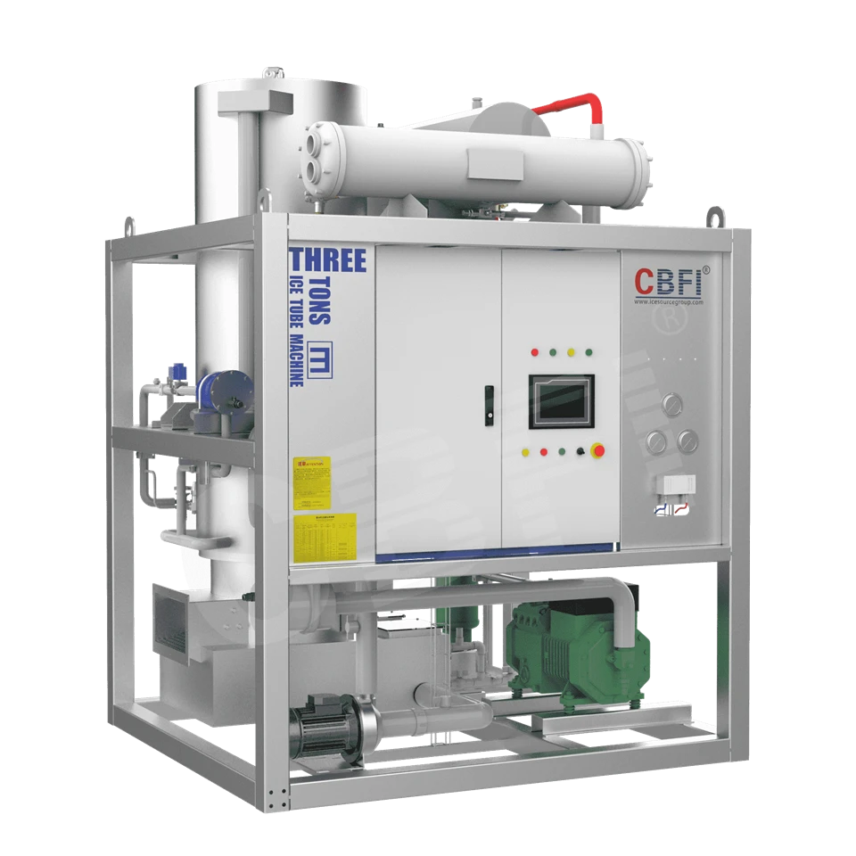 CBFI Nouvelle machine à glace en tube intégrée de 3 tonnes