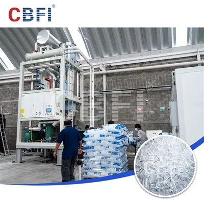 Machine à glace en tube intégrée CBFI Usine de glace en tube conforme et établie