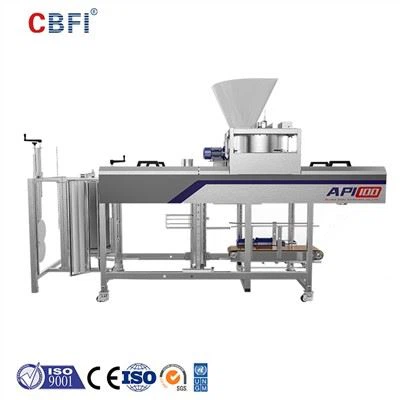 Machine de conditionnement de glace à pesée verticale entièrement automatique CBFI à grande vitesse-(machine de conditionnement de glace de 2 à 15 kg)