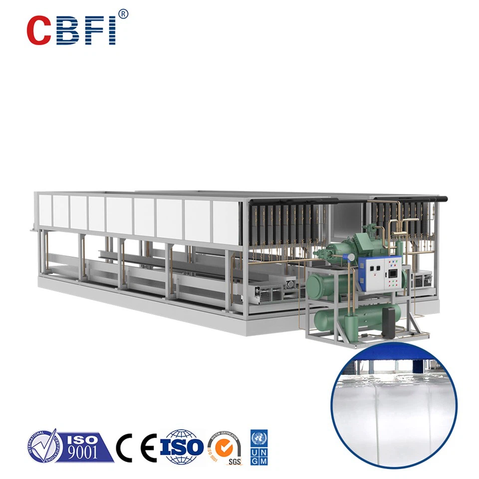 Machine 220V/50Hz de machine à glaçons d'évaporateur d'acier inoxydable pour la machine à glaçons